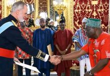 Ikpeazu Assumes Duty As Nigeria’s Ambassador To Spain, Presents Credentials To King Felipe VI